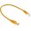  Патч-корд Cablexpert PP10-0.25M/Y желтый 