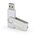  USB-флешка Mirex Swivel 13600-FMUSI256 256GB USB 2.0, Серебристый 