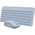  Клавиатура + мышь A4Tech Fstyler FG3200 Air (FG3200 Air Синий) клавиатура синий мышь синий USB беспроводная slim Multimedia 