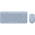  Клавиатура + мышь A4Tech Fstyler FG3200 Air (FG3200 Air Синий) клавиатура синий мышь синий USB беспроводная slim Multimedia 