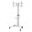  Подставка для телевизора Ultramounts UM307W белый 37"-86" макс.50кг напольный мобильный 