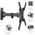  Кронштейн для телевизора Kromax Corbel-4 черный 15"-42" макс.25кг настенный поворот и наклон 