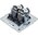  Розетка компьютерная IEK Brite BR-K20-1-K01 двойная кат.5e RJ45 рк10-2-брб белый 