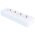  Розетка Schneider Electric Прима (RA16-411M-B) 4-м белый 