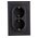  Розетка Schneider Electric AtlasDesign ATN001024 Карбон 