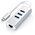  USB-концентратор Satechi Type-C 2-in-1 3.0 Aluminum 3 Port Hub and Ethernet Port Silver 