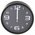  Настенные часы Perfeo PF-WC-001, PF_C3042 круглые д. 20см, чёрный корпус/чёрный циферблат 