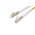  Патч-корд HYPERLINE FC-D2-50-LC/PR-LC/PR-H-10M-LSZH-OR волоконно-оптический 10 м 