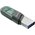  USB-флешка Sandisk 256Gb iXpand Flip SDIX90N-256G-GN6NE USB3.1 зеленый/серебристый 