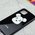  Чехол для iPhone 13 BEARBRICK флуоресентный рисунок чёрный 