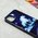  Чехол для iPhone 12 Единорог флуоресентный рисунок чёрный 