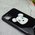  Чехол для iPhone 11 BEARBRICK флуоресентный рисунок чёрный 