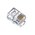  Коннектор Netko Optima NC-RJ-9-4p4c)-20 RJ-9 4P4C категория 5e, 20 шт. 