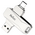  USB-флешка Netac U782C NT03U782C-256G-30PN 256Gb, USB3.0+TypeC, металлическая 