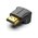  Адаптер-переходник Vention AINB0 HDMI v2.0 19M/19F угол 270 