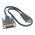  Кабель Gembird/Cablexpert CC-HDMI-DVI-0.5M HDMI-DVI 19M/19M 0.5м single link черный 