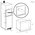  Встраиваемая микроволновая печь Samsung Electronics MG22M8054AK/BW 