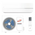  Кондиционер Just AIRCON JAC-12HPSIA/CGS/JACO-12HPSIA/CGS Silvery inverter 