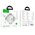  Наушники HOCO M1 Max crystal earphones with mic for Lightning (белый) 