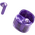  Наушники-гарнитура JBL Tune Flex Ghost фиолетовый 