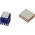  Набор радиаторов ACD RA207 Golden (14x12x5mm) + Blue (9x9x12mm) Heat Sink set for Raspberry Pi3 B, Pi3 B+, Pi4 