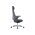  Кресло руководителя Cactus CS-LBK-KYOTO кожа с подголов. крестов. алюминий 