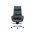  Кресло руководителя Cactus CS-LBK-MILANO кожа с подголов. крестов. алюминий 