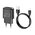  СЗУ Borofone BA64A Single port charger set Lightning (EU) (черный) 