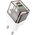  СЗУ BOROFONE BA80A Scenery PD20W+QC3.0 charger set Type-C to Type-C (EU) (прозрачно черный) 