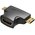  Адаптер-переходник Vention AGFB0 HDMI 19F/Mini HDMI+Micro HDMI 