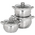  Набор кастрюль Daniks SD-6 204074 6пр 1.9/2.9/3.9л 