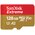  Карта памяти microSDXC SanDisk EXTREME SDSQXAA-128G-GN6MA 128GB Class 10, UHS-I, W90, R 190 МБ/с, адаптер на SD 
