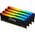  ОЗУ Kingston Fury Beast RGB KF436C18BB2AK4/64 64GB 3600MT/s DDR4 CL18 DIMM (Kit of 4) 