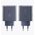  СЗУ Acefast A45 AF-A45-MG Sparkling series PD65W GaN 2*USB-C+USB-A charger EU Mica Gray 