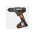  Дрель-шуруповерт WORX WX108 аккумуляторная, 2Ач x2, ЗУ 2А, кейс 
