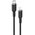  Кабель ACEFAST C2-01 USB-C to Lightning zinc alloy silicone charging data cable Black 