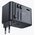  Адаптер для зарядки Acefast Z1 AF-Z1-GY PD75W GaN 3*USB-C+2*USB-A multifunctional charging adapter Black Gray 