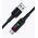  Дата-кабель ACEFAST C7-04 USB-A to USB-C zinc alloy charging data cable with display - Black 