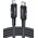  Кабель ACEFAST C4-01 USB-C to Lightning aluminum alloy charging data cable (1.8m) Black 