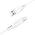  Кабель ACEFAST C3-02 USB-A to Lightning TPE charging data cable White 