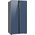  Холодильник Weissgauff WSBS 600 NoFrost Inverter Blue Glass 