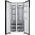  Холодильник Weissgauff WSBS 590 NoFrost Inverter Premium Dark Grey Glass 