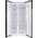  Холодильник Weissgauff WSBS 600 NoFrost Inverter Dark Grey Glass 