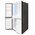  Холодильник Ginzzu NFK-500 белое стекло 