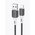  Дата-кабель BOROFONE BX79 silicone charging data cable Lightning 1м (черный) 