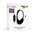 Гарнитура CBR CHP 353M White 