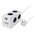  Удлинитель ROCKETSOCKET GNS5003 BiCube Extended 6 Euro 16A, 4 USB 3A+C с блоком 5В/3.1А, кабель 1,5м, белый 