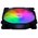  Вентилятор 1STPLAYER F1 F1-BK 120mm, LED 5-color, 1000rpm, 3pin, black, bulk 