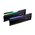  ОЗУ G.SKILL Trident Z5 RGB 48GB (F5-7600J3848F24GX2-TZ5RK) (2x24GB) DDR5 7600MHz CL38 (38-48-48-121) 1.35V / Black 