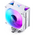  Кулер JONSBO CR-1000 V2 Pro Color White LGA1700/1200/115X/AM5/AM4 (TDP 230W, PWM, 120mm Dynamic Multi-Color LED Fan, 6 тепловых трубок, белы 